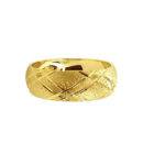 wedding band ring №210 yellow