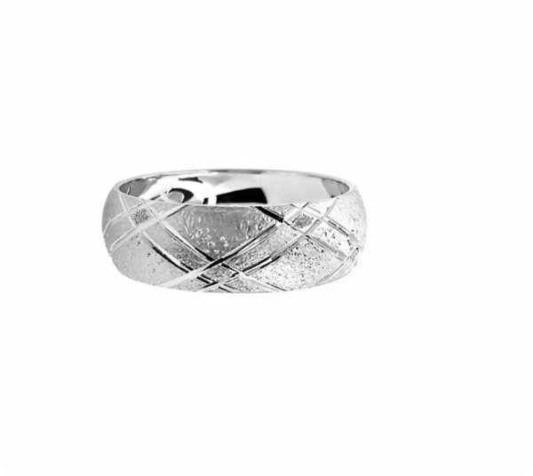wedding band ring №210 white