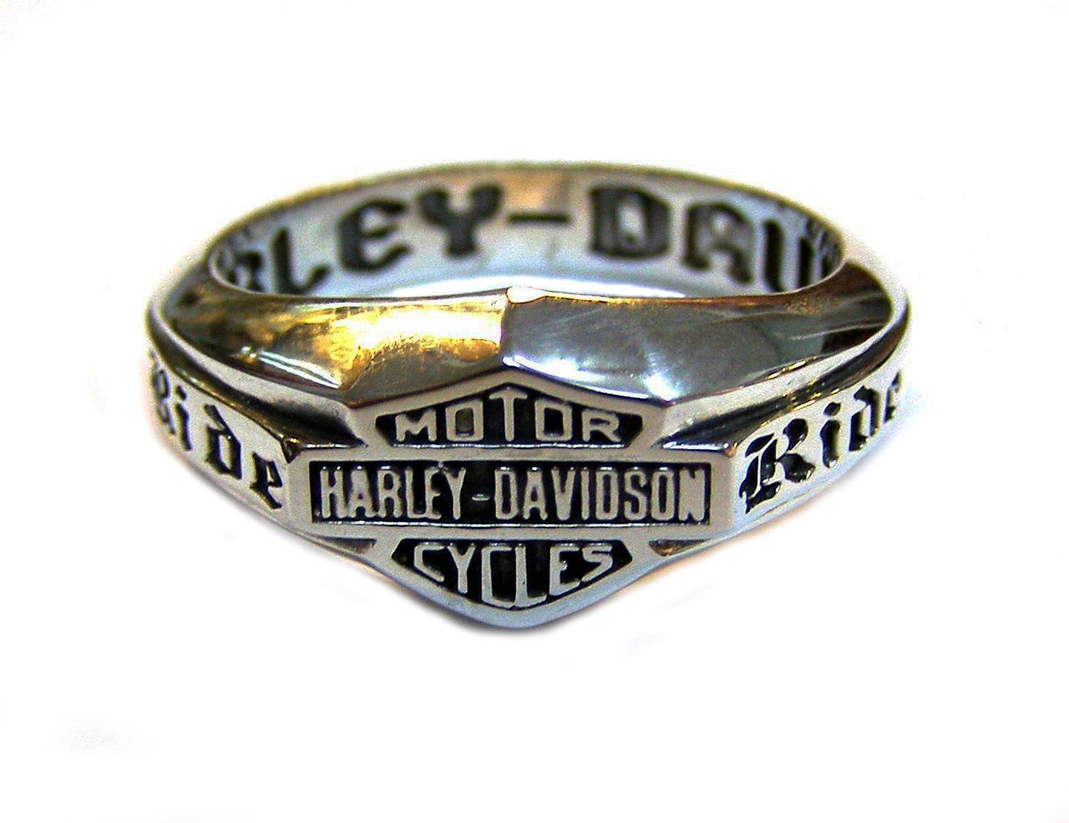 NEW Men's Harley Davidson Stainless Steel Moto Biker Ring Size 12 - Rings |  Facebook Marketplace | Facebook