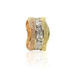 three colors wedding ring №402