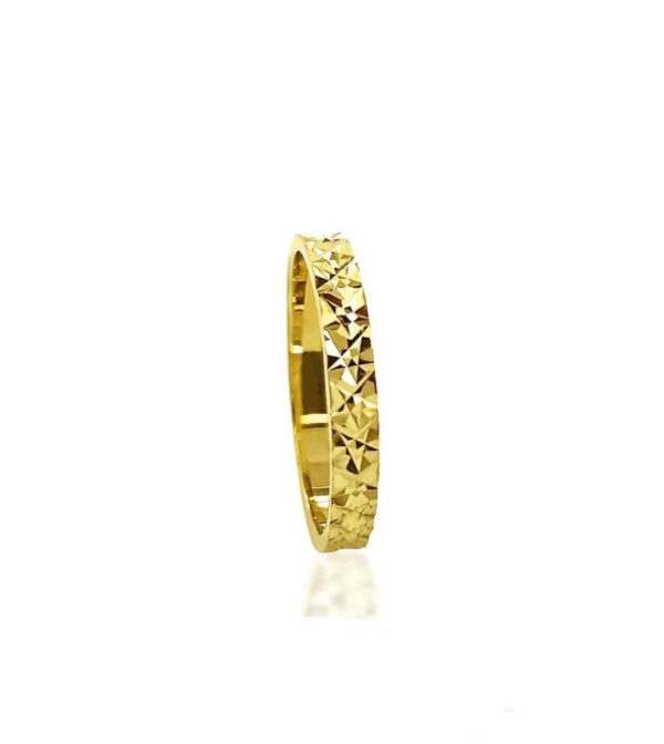 wedding band ring №101 yellow