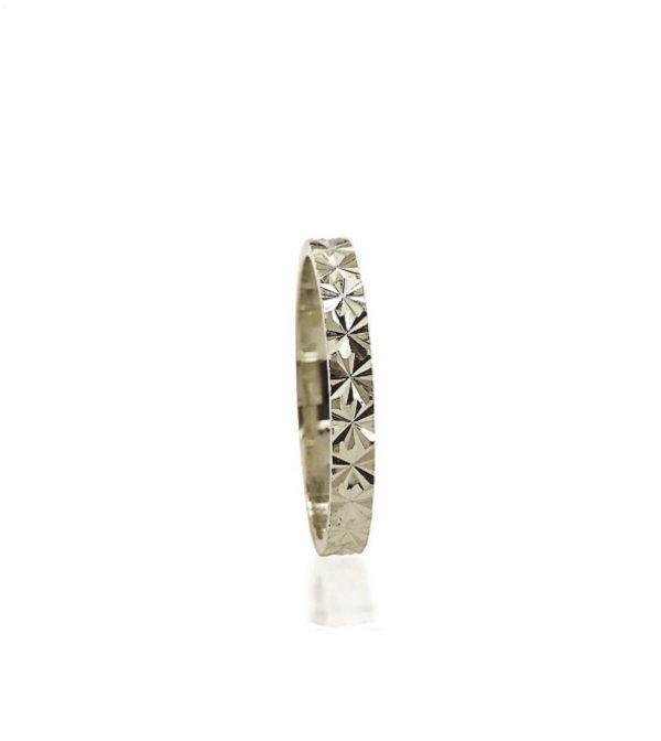 wedding band ring №102 white