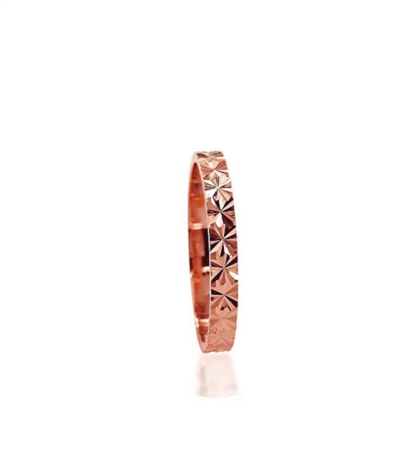 wedding band ring №102 rose