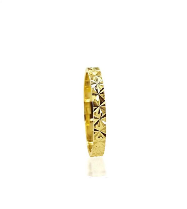 wedding band ring №102 yellow