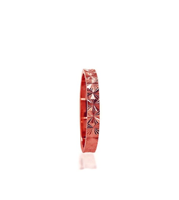 wedding band ring №104 rose