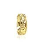 wedding band ring №207 yellow