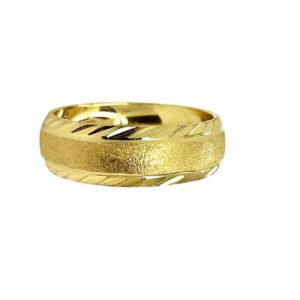 wedding band ring №208 yellow