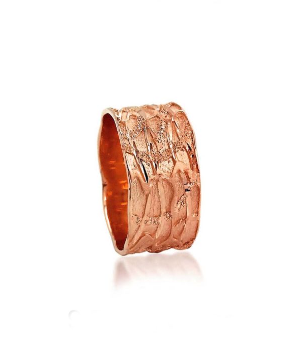 wedding band ring №300 rose