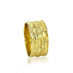 wedding band ring №300 yellow