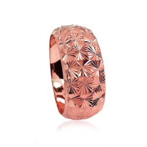 wedding band ring №301 rose