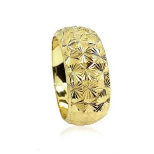 wedding band ring №301 yellow