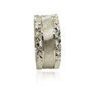 wedding band ring №303 white