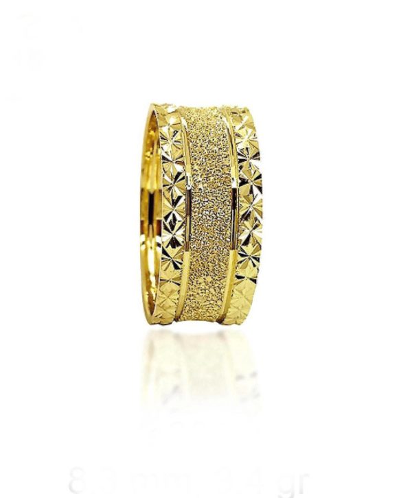 wedding band ring №304 yellow