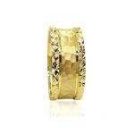 wedding band ring №305 yellow