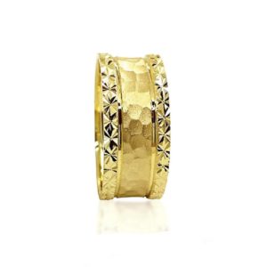 wedding band ring №305 yellow