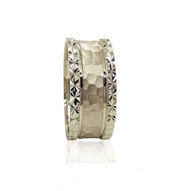 wedding band ring №305 white