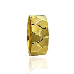 wedding band ring №307 yellow