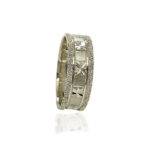 wedding band ring №308 white