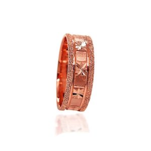wedding band ring №308 rose