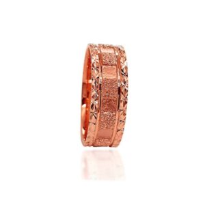 wedding band ring №309 rose