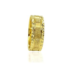 wedding band ring №309 yellow