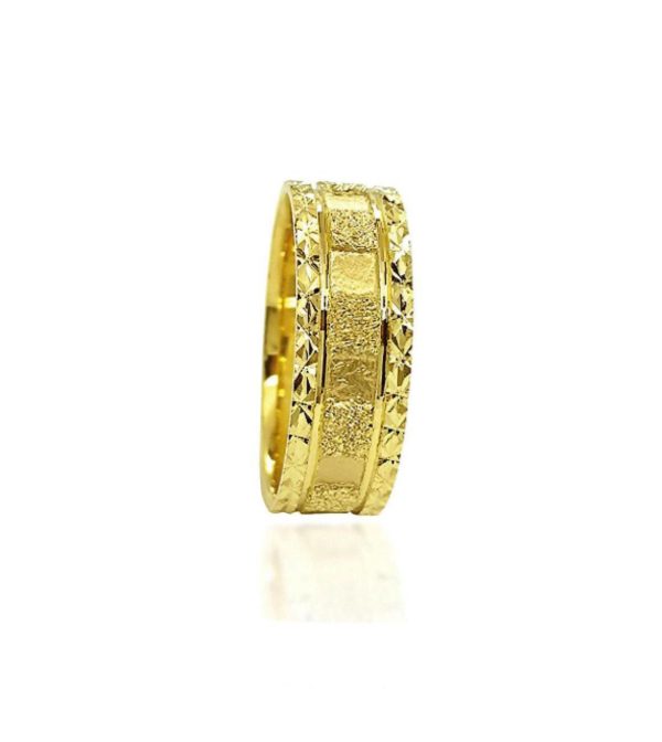 wedding band ring №309 yellow