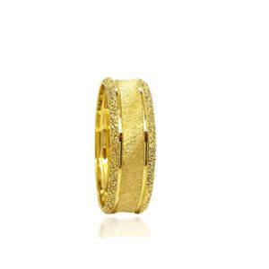 wedding band ring №311 yellow