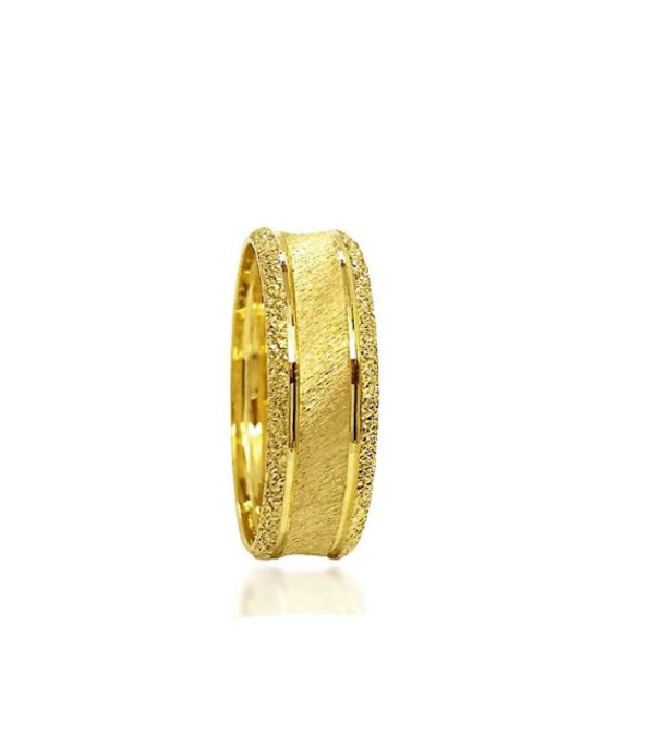 wedding band ring №311 yellow