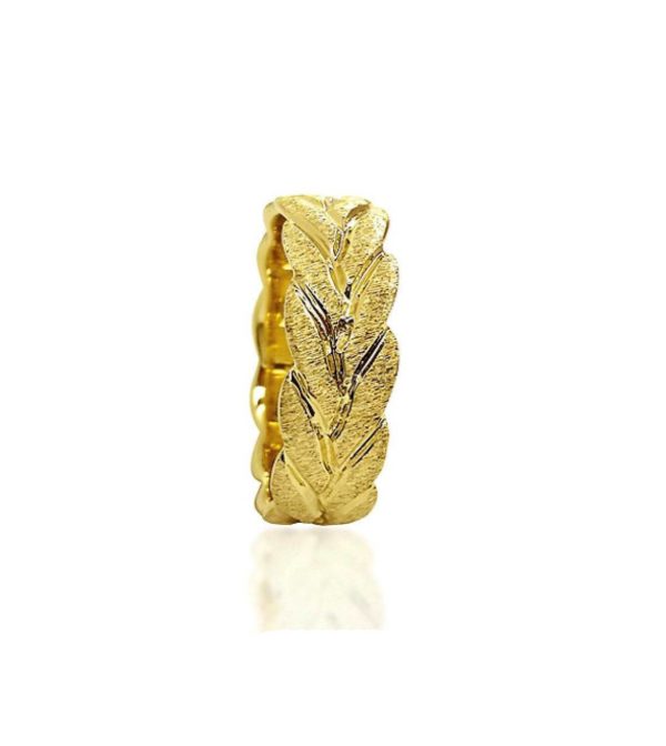 wedding band ring №313 yellow