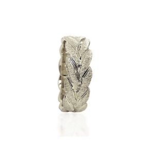 wedding band ring №313 white
