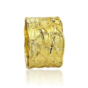 wedding band ring №400 yellow