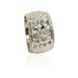 wedding band ring №402 white