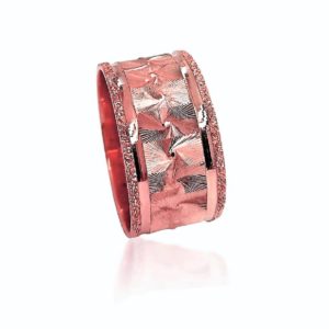 wedding band ring №403 rose