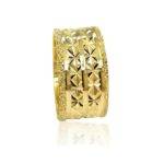wedding band ring №405 yellow