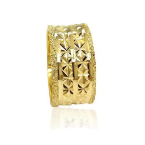 wedding band ring №405 yellow