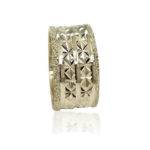 wedding band ring №405 white