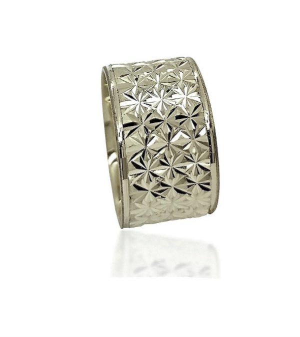 wedding band ring №406 white