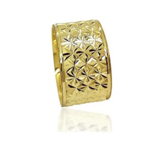 wedding band ring №406 yellow