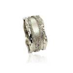 wedding band ring №408 white
