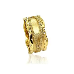 wedding band ring №408 yellow