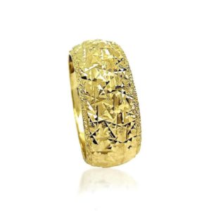 wedding band ring №409 yellow