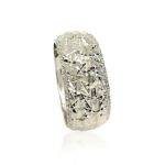 wedding band ring №409 white