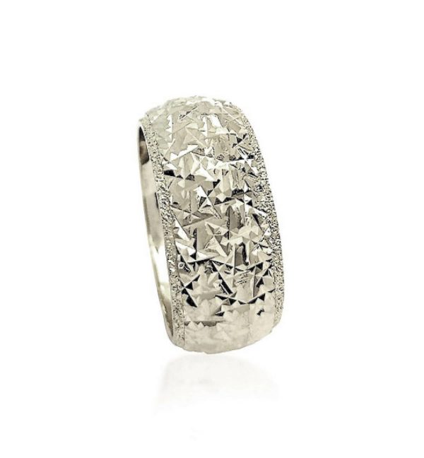 wedding band ring №409 white