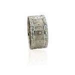 wedding band ring №413 white
