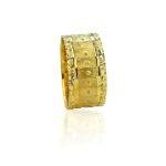 wedding band ring №413 yellow