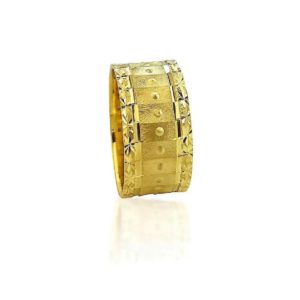 wedding band ring №413 yellow