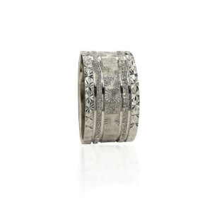 wedding band ring №414 white