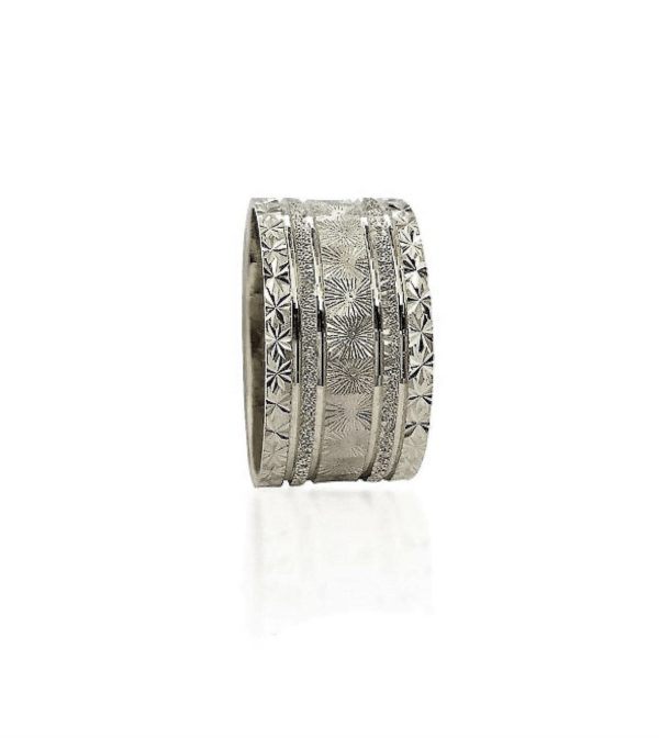 wedding band ring №414 white