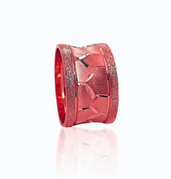 wedding band ring №416 rose