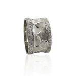 wedding band ring №416 white